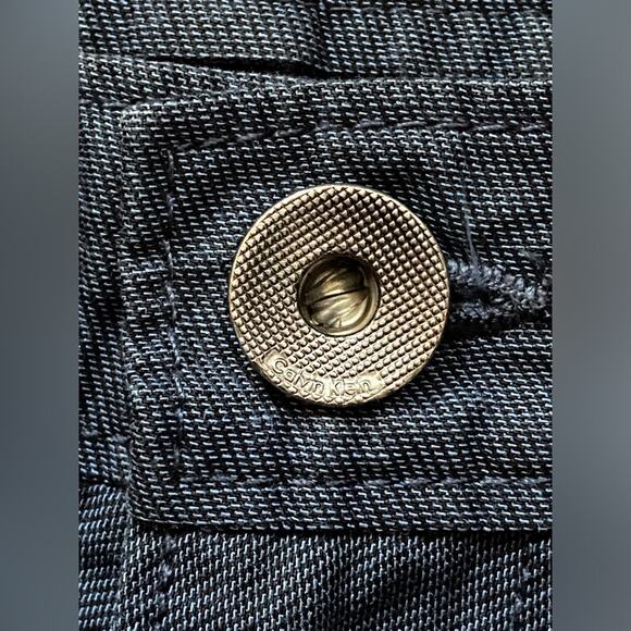 CALVIN KLEIN Lightweight Blue Cotton Pants sz 36x32 (actual 36x31) - Picture 6 of 10